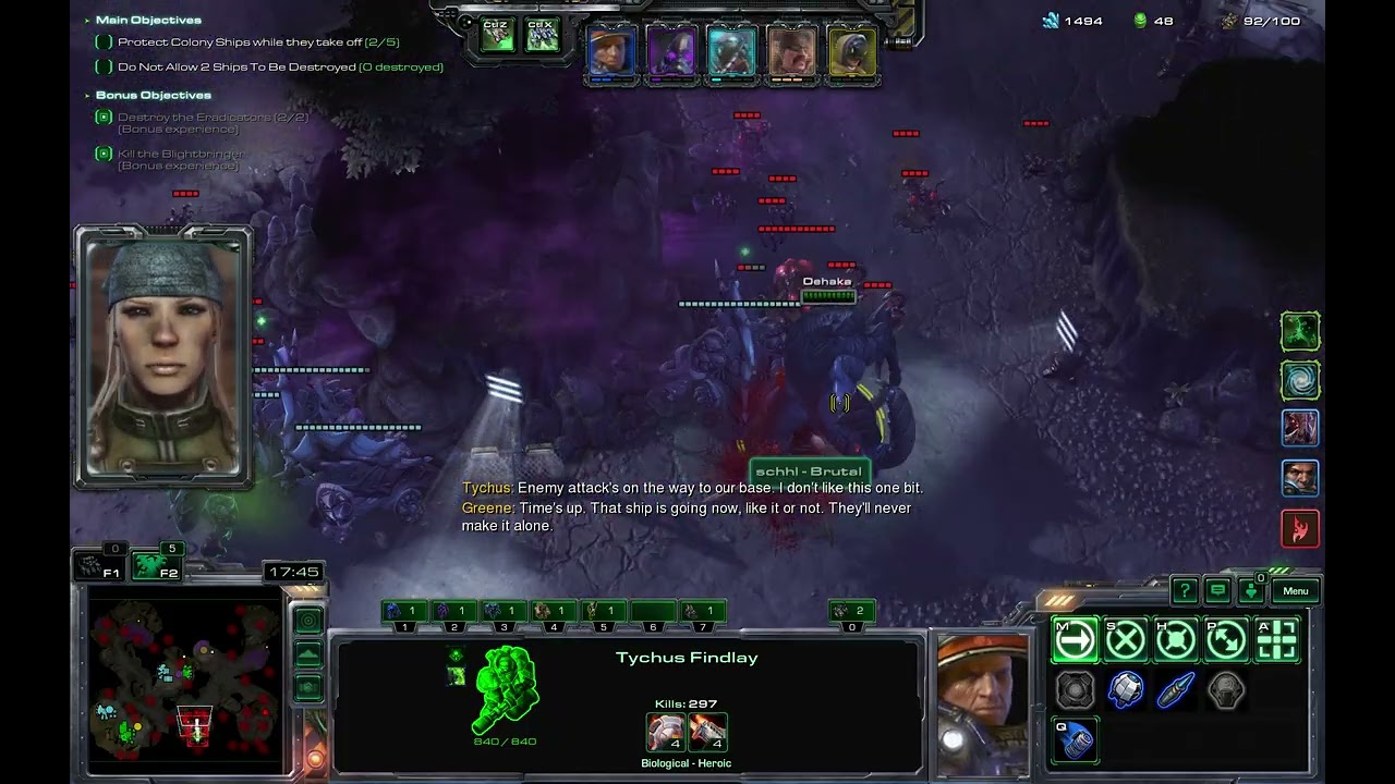 Starcraft 2 Brutal Coop Mutation Chilling Adaptation: Miner Evacuation (Tychus: Lone Wolf)