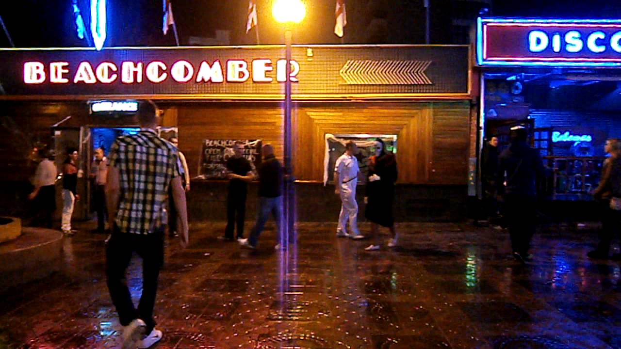 Benidorm Nightlife in the British square