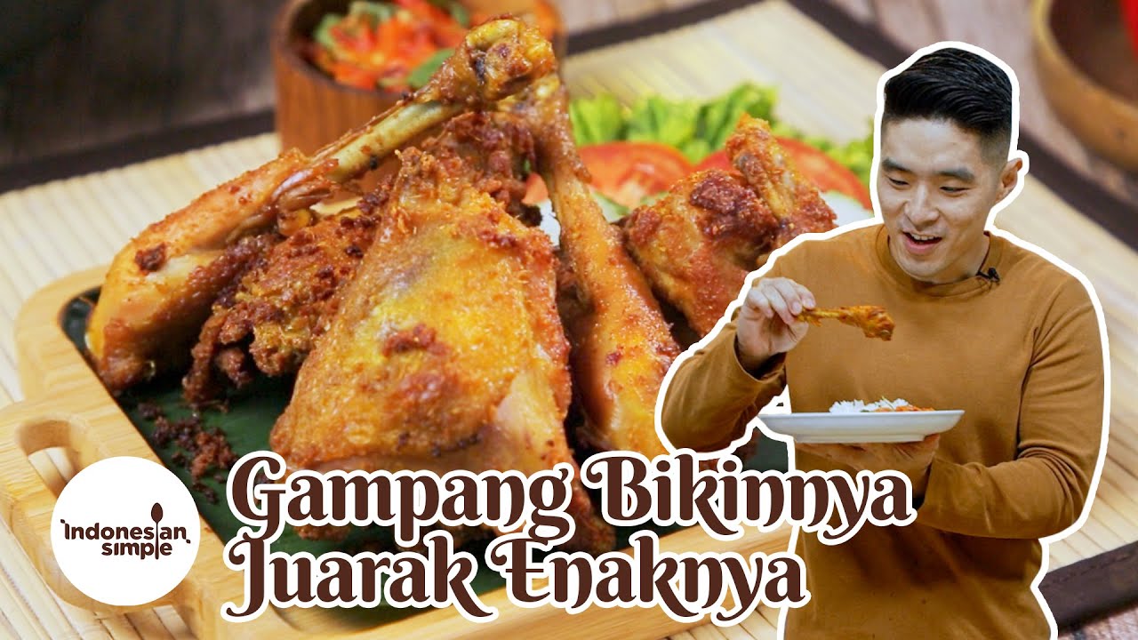 Resep Ayam Ungkep Simple | Ayam Goreng Ungkep Sambal Kemangi