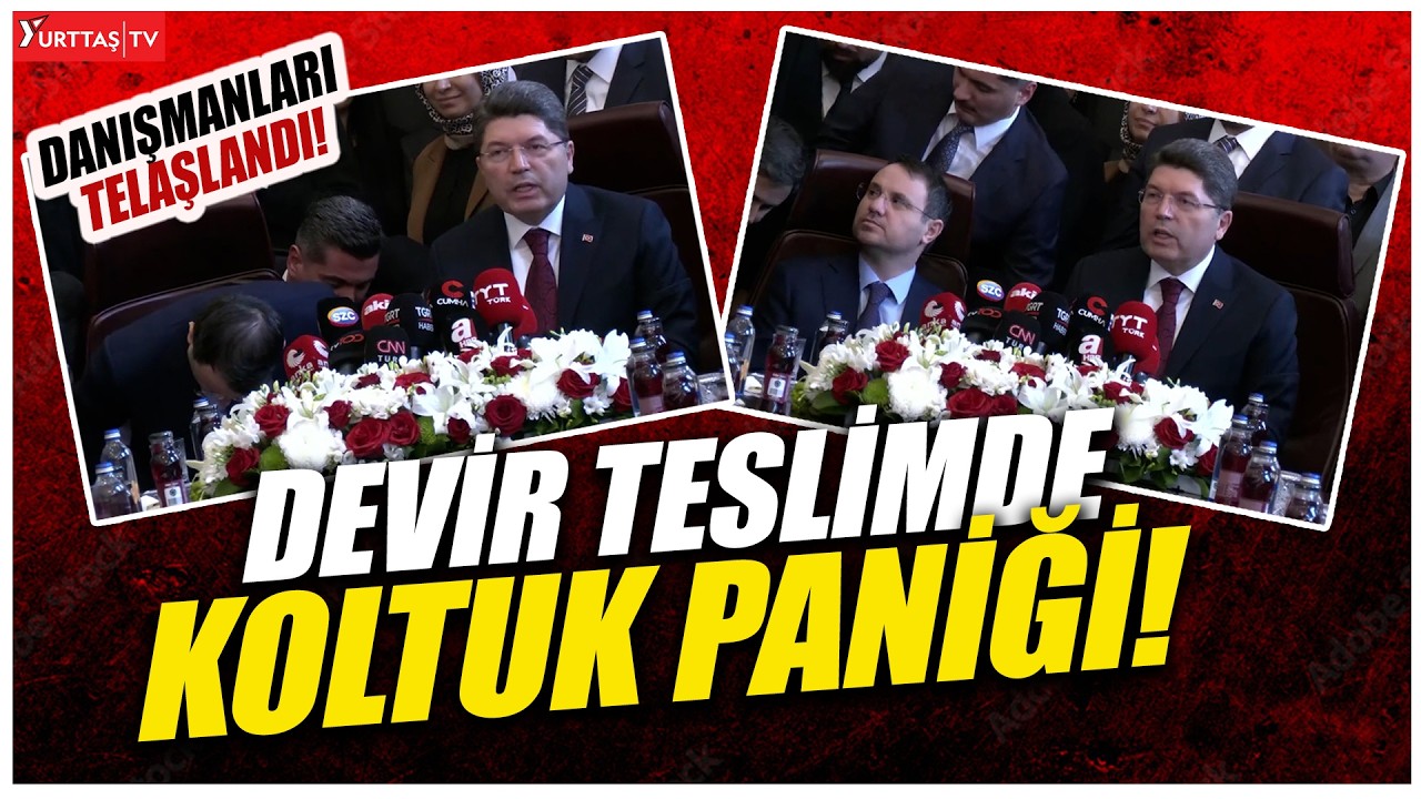 Akın Gürlek’in görevi devraldığı törene koltuk krizi damga vurdu!