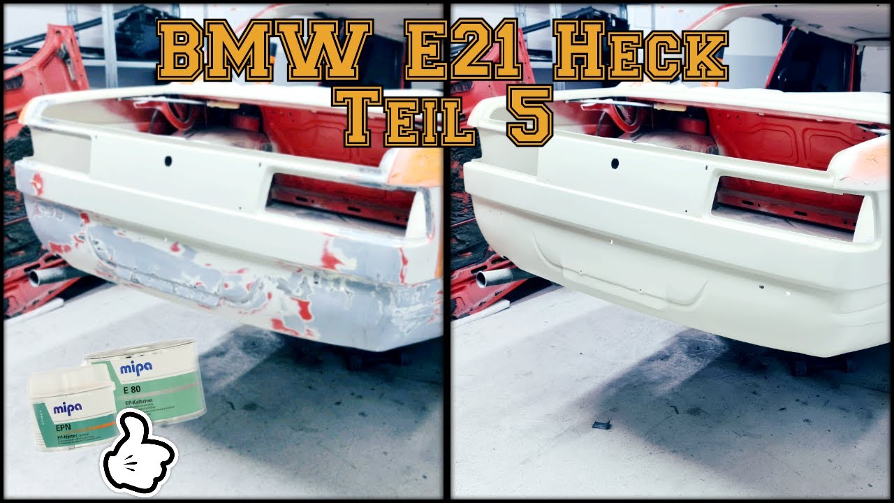 BMW E21 Heck Teil5 Mipa Kaltzinn Zinnersatz Epoxy /Oldtimer / Heckblech /Restauration /schweißen E30