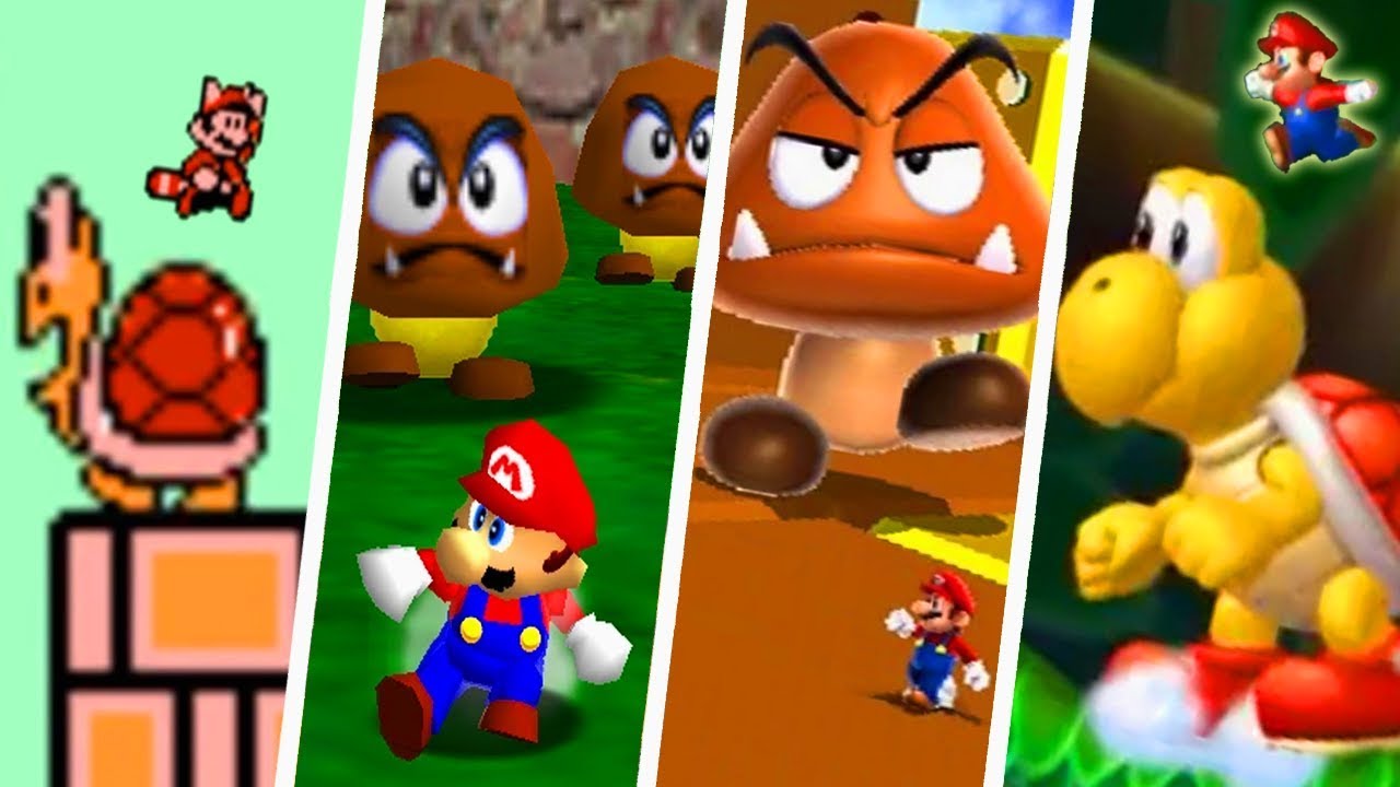 Evolution of Giant Super Mario Levels (1988 - 2018)