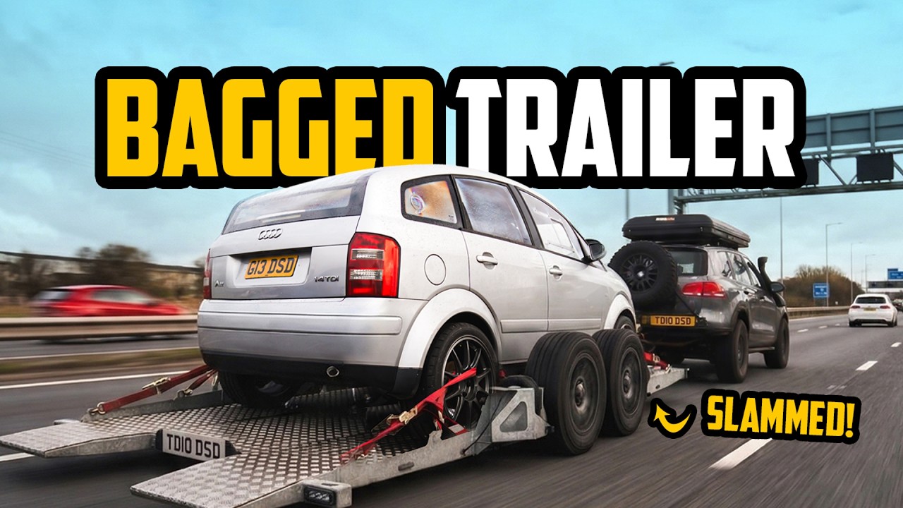 We BUILT an AirBagged Trailer! ⬇