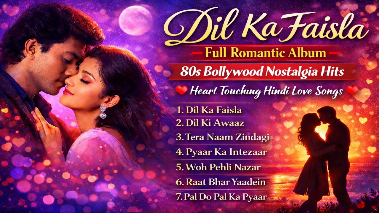 DIL KA FAISLA ❤️ 80s Romantic Hits | Evergreen Bollywood Songs | Nostalgia 80s Love Songs Playlist