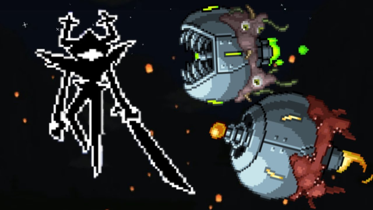 Terraria: Ревущий рыцарь против Близнецов в режиме мазохизма