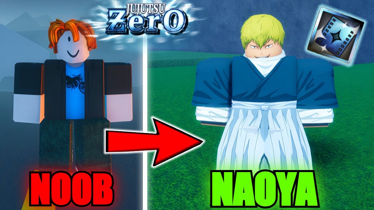 Going From Noob To PROJECTION SORCERY Naoya Zenin In Jujutsu: Zero...(Roblox)