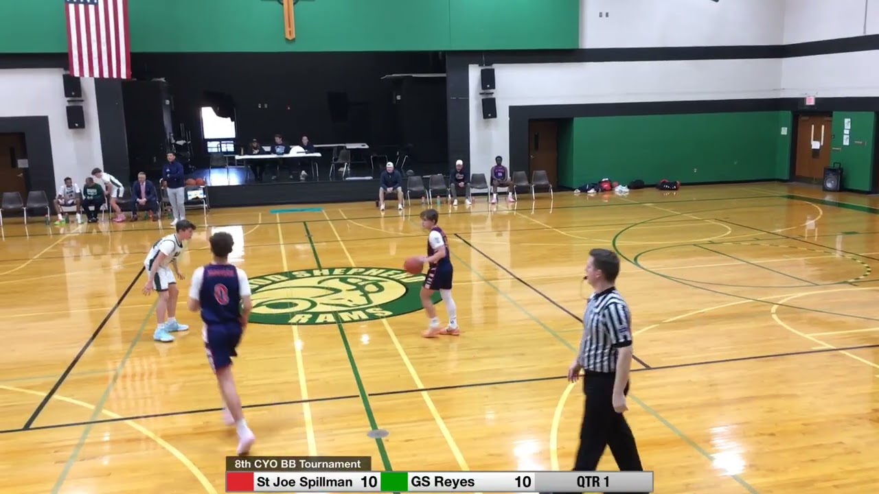8th CYO BB Championship St Joseph Spillman 32 vs Good Shepherd Reyes 48 3-7-26