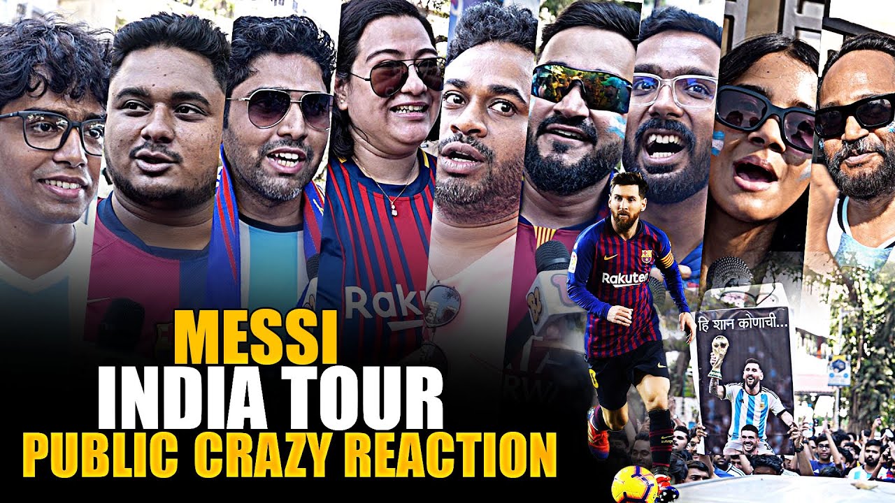 Lionel Messi India Tour Mumbai Public Reaction | Mumbai Crowd Goes Crazy for the GOAT