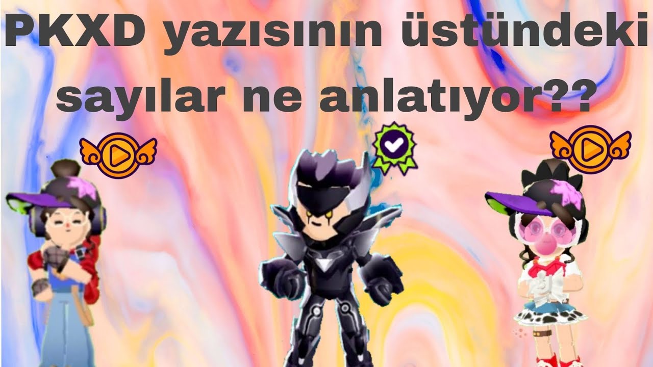 PKXD yazısının üstündeki rakamlar ne? 