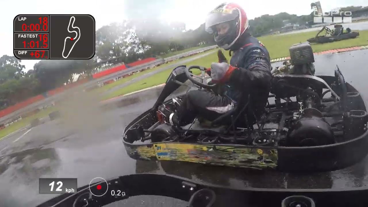 ​@OsKarteiro  2023 - Campeonato Kart - 2ª E - MASTER - Kartódromo de Interlagos  CHUVA P1 finalmente