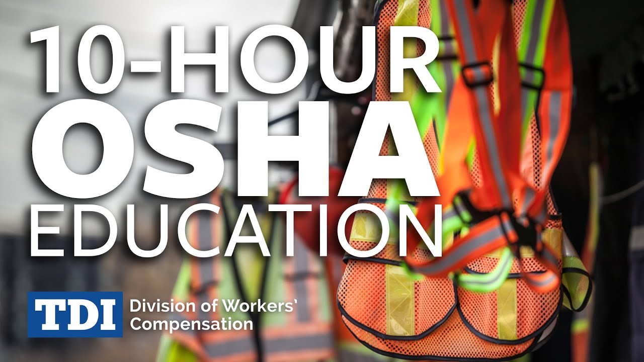 Free or low-cost OSHA courses