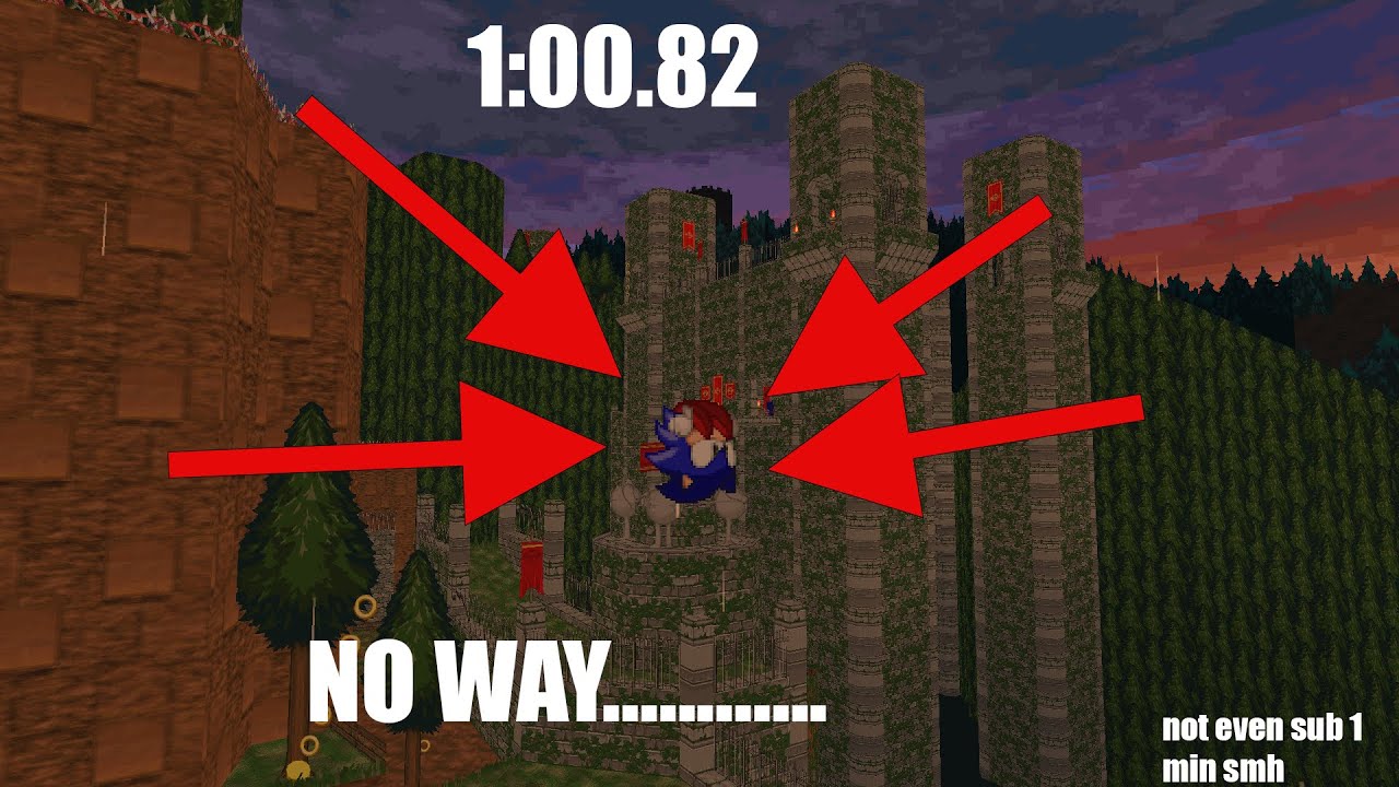 Castle Eggman 1 in 1:00.82 (Sonic)