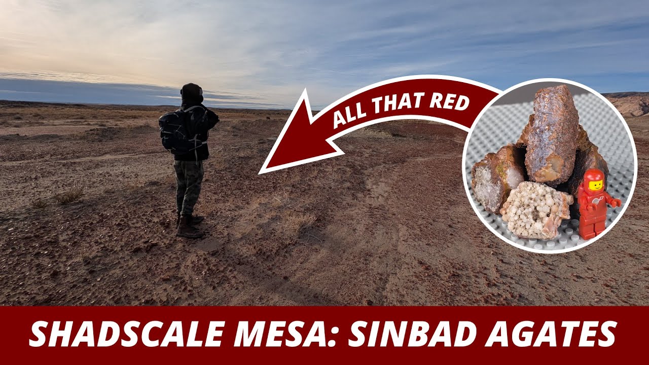 Дорога Hatt's Ranch Road вдоль San Rafael Swell: агаты Синбада - 1 января 2025 г.
