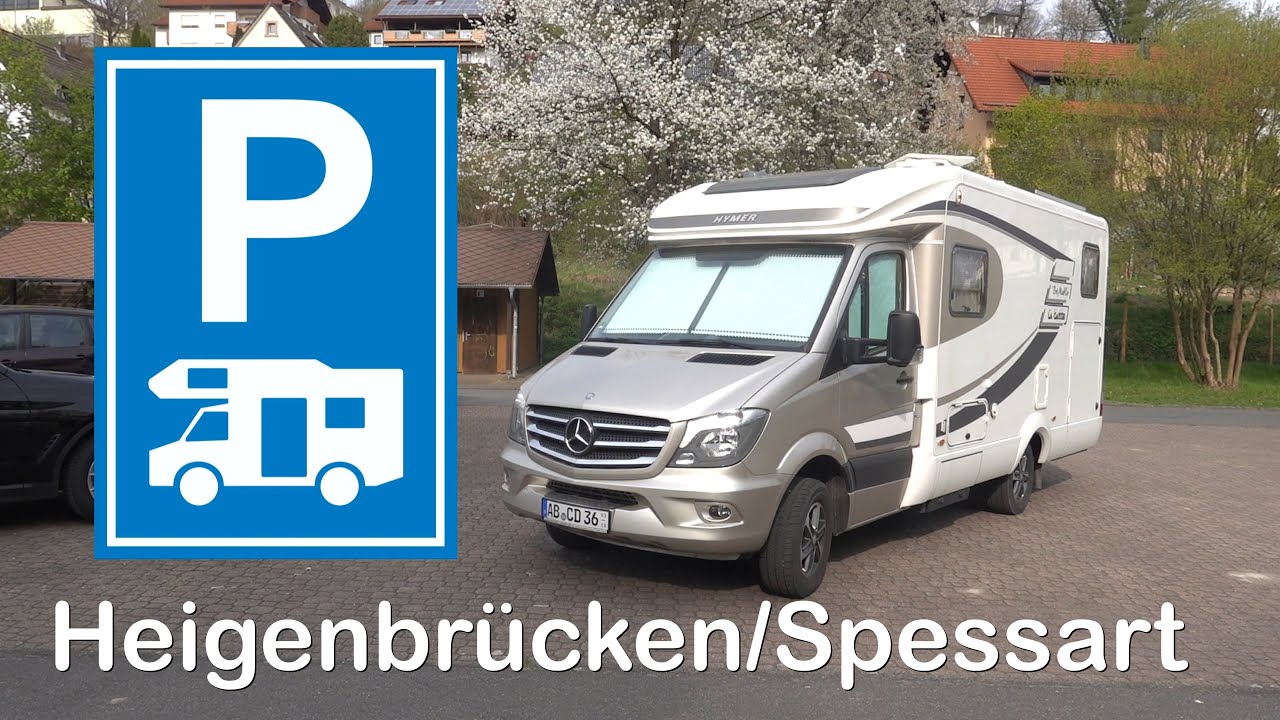 WoMo - Wohnmobil - Parkplatz Heigenbrücken - im Reich der Biber