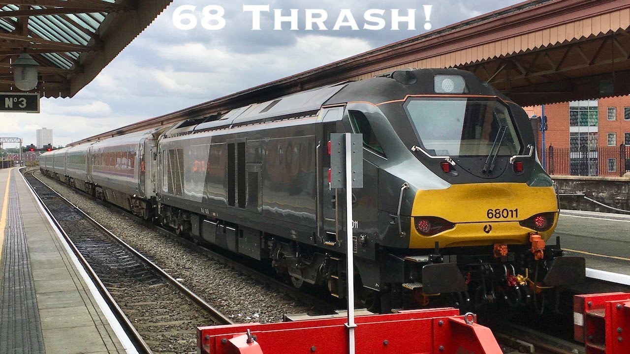 Midweek Bonus: Class 68 Startup and Departure from Birmingham Moor Street