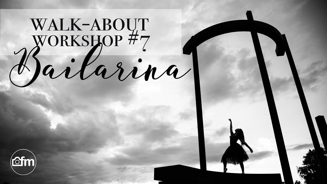 Ensaio Fotográfico de Bailarina - Walk-About Workshop #7 - Silhueta, Flash, Composição