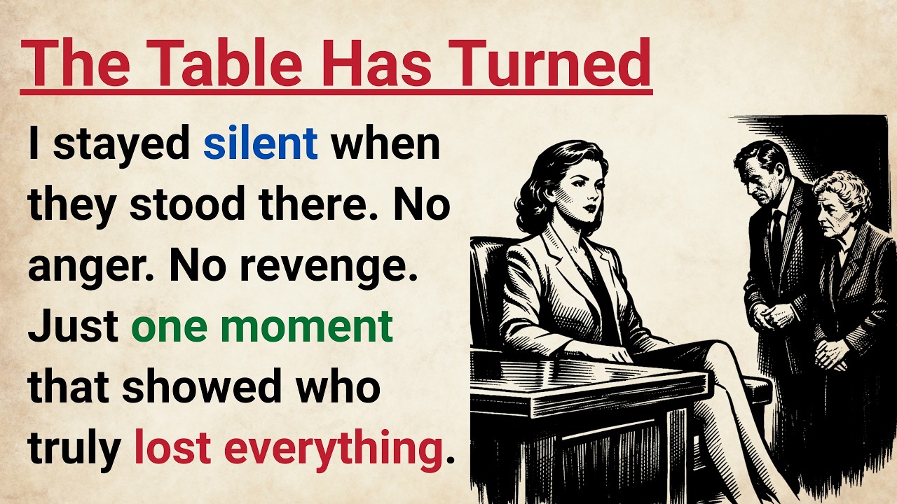 Learn English With Story 🔥 The Table Has Turned | Level 3 English Listening & Speaking Practice