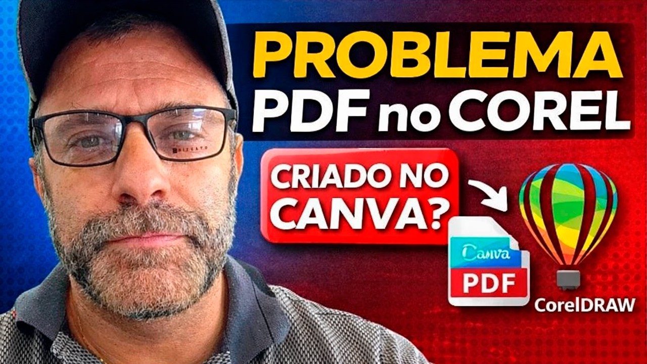 Abrir PDF do CANVA no COREL DRAW