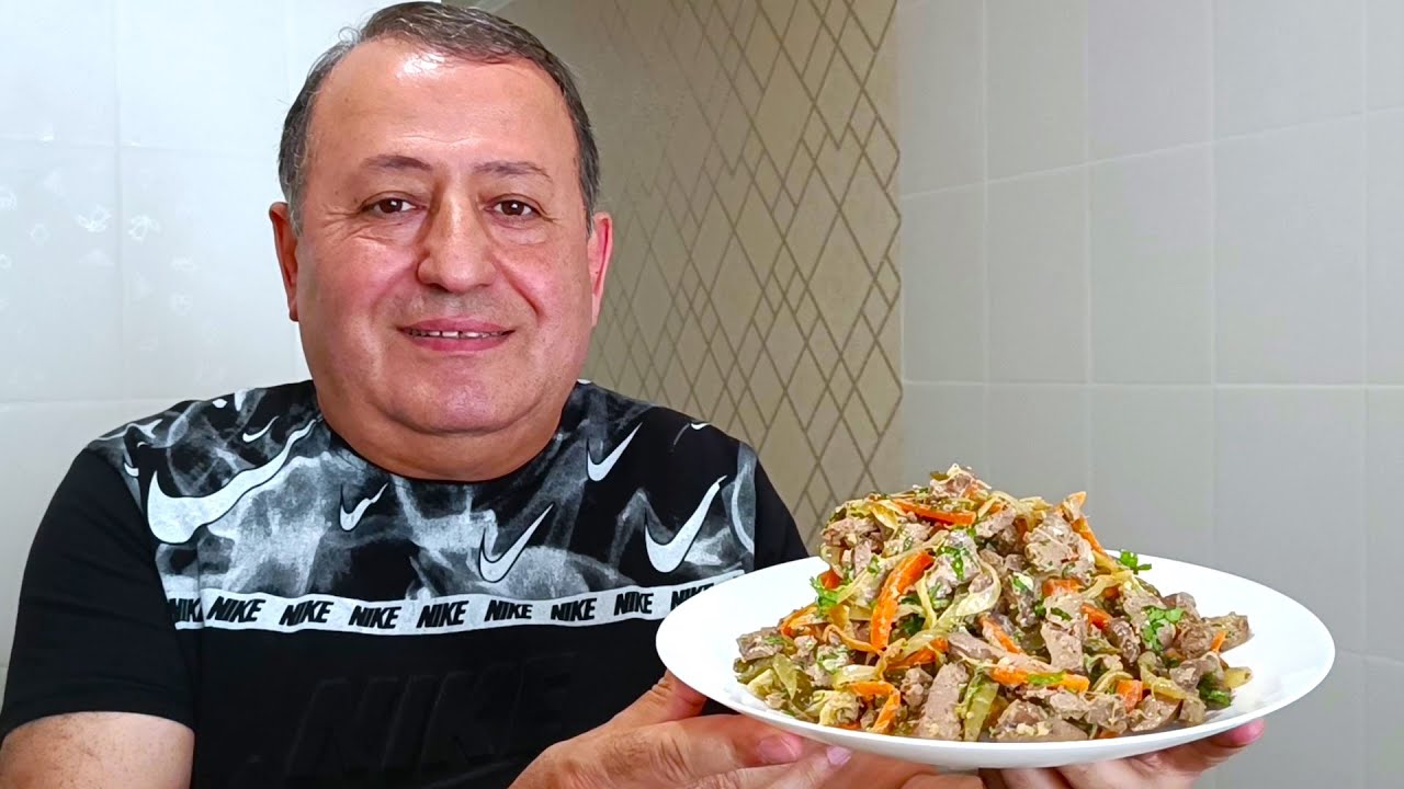 САЛАТ ОБЪЕДЕНИЕ! Очень ВКУСНИЙ и ПРОСТОЙ! ВСЕГО ЧЕТЫРЕ Доступных ПРОДУКТА!