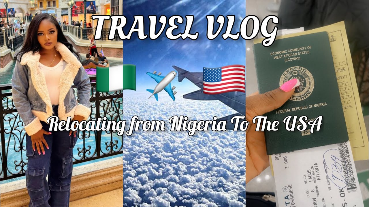 TRAVEL VLOG: Переезд из Нигерии🇳🇬 в США 🇺🇸 Перелет Delta Premium