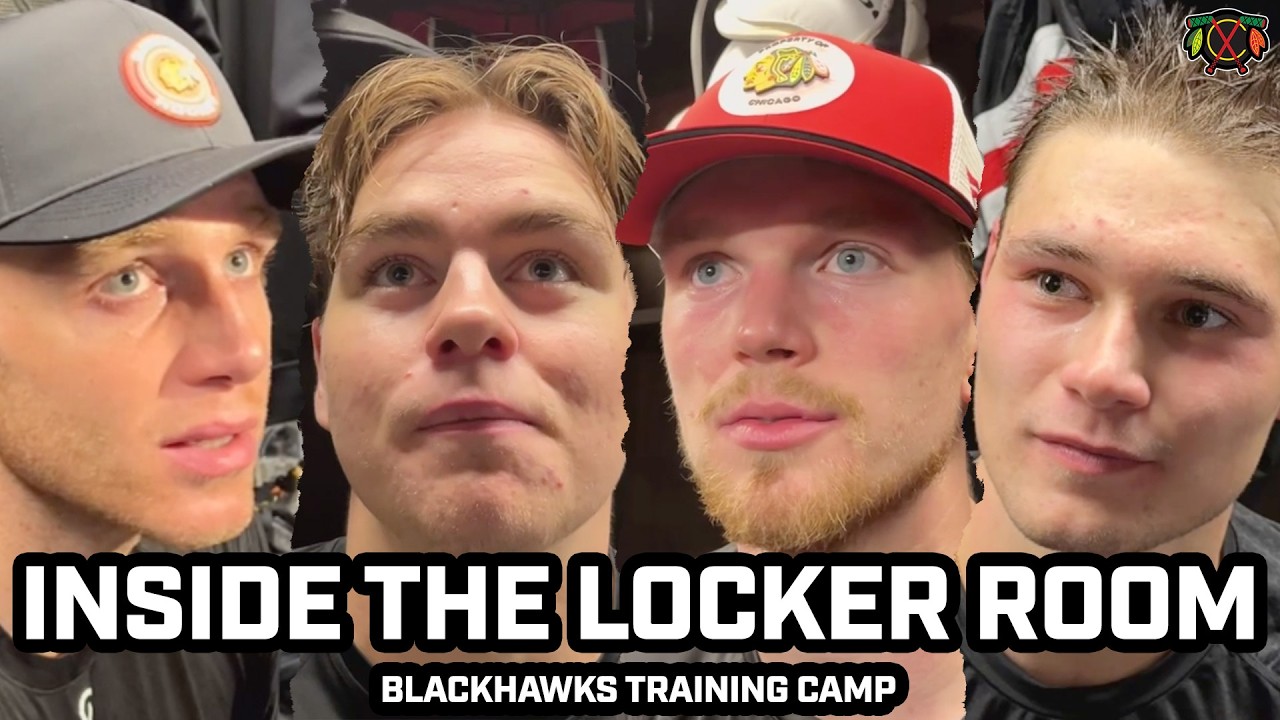 INSIDE THE LOCKER ROOM: Kane, Byram, Frondell & More REACT to Day 1 of Blackhawks Training Camp
