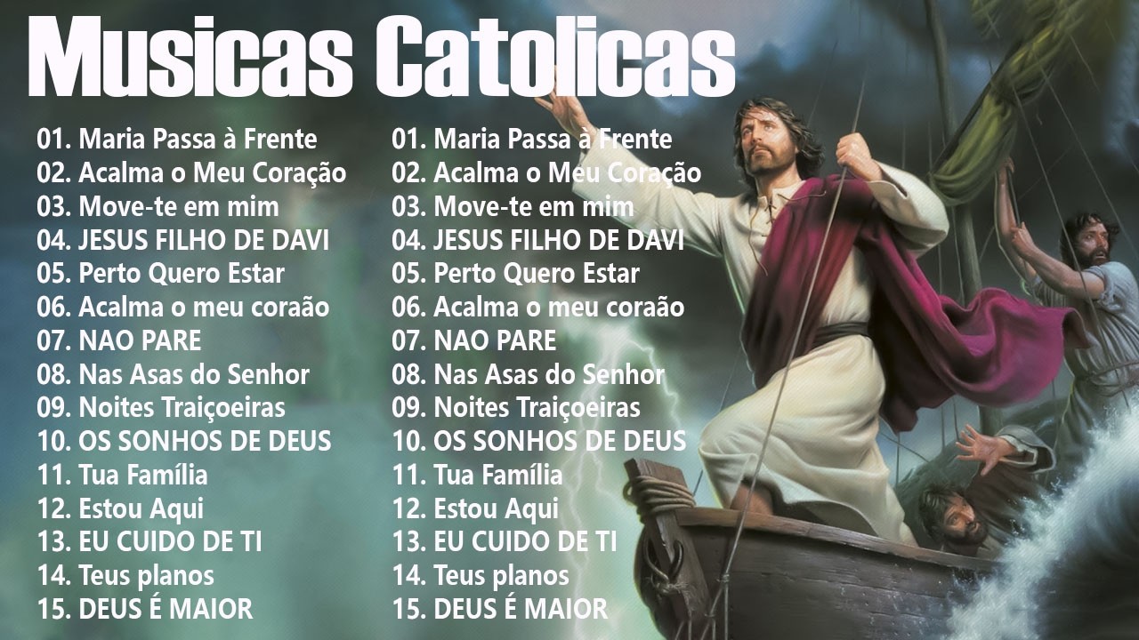 Musicas Catolicas Mais Tocadas - LINDAS MÚSICAS RELIGIOSAS CATÓLICAS - Eu Te Levantarei, Terra Seca