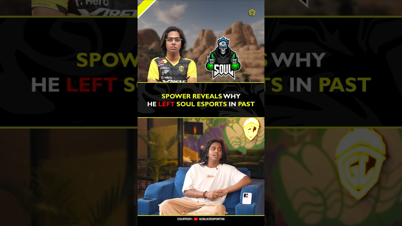 Spower reveals why he left Soul Esports in past #Spower #godlike #godl #teamsoul #s8ul
