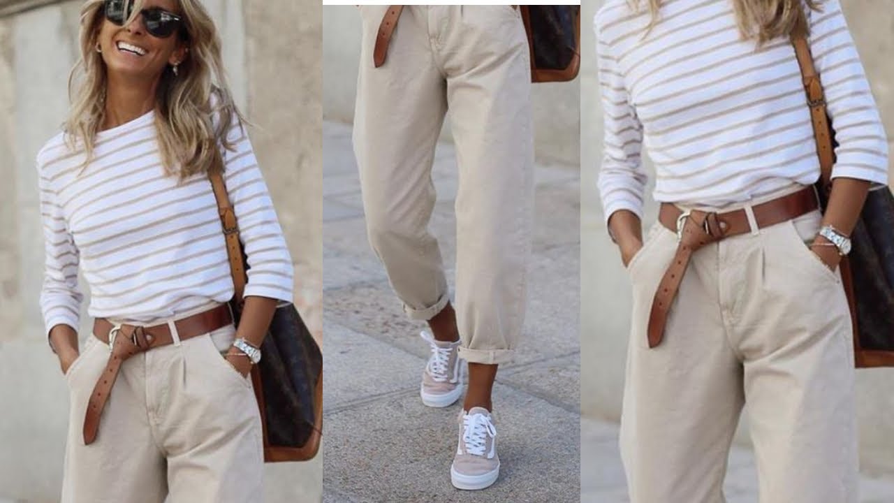 CONJUNTOS DE ROPA MODERNA EN TONALIDADES BEIGE UN COLOR NEUTRO Y ATEMPORAL/ COMBINACIONES MODERNAS