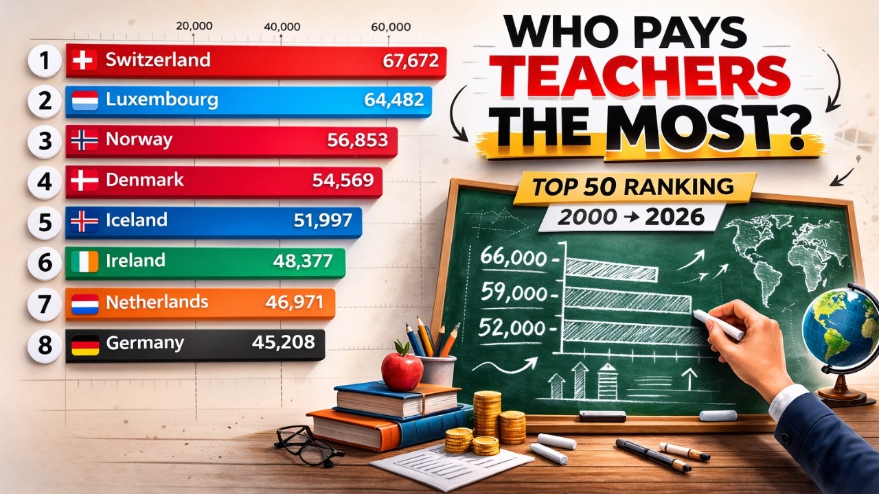 RICHEST Countries for Teachers | Salary Ranking 2026