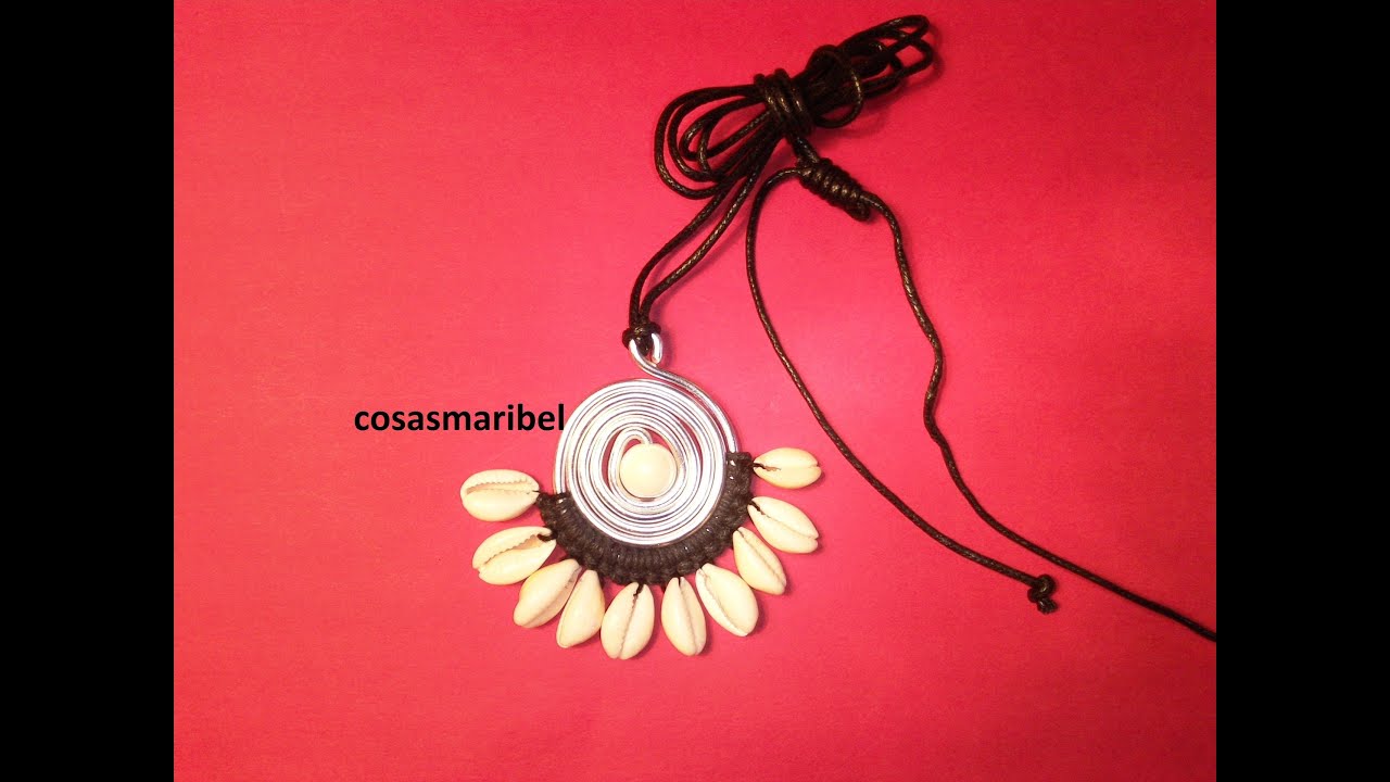 Colgante de alambre con aire hippie.