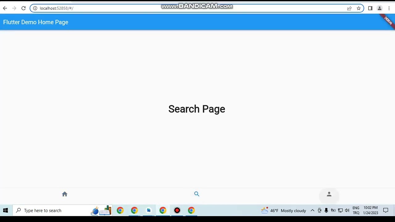 Flutter Web : How to Add Bottom Navigation bar  #BuildRealProject #Flutter #dart