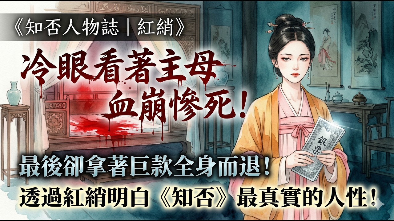冷眼看著主母血崩慘死！最後卻拿著巨款全身而退！透過紅綃明白《知否》最真實的人性！《知否人物誌｜紅綃》