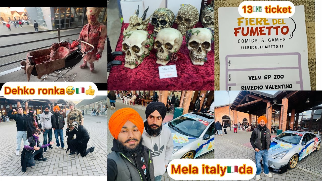 Italy da Mela 🇮🇹😅👍Ronka Puriya 😅🇮🇹#fiere #dal #fumetto #italy #europe #comics #games 