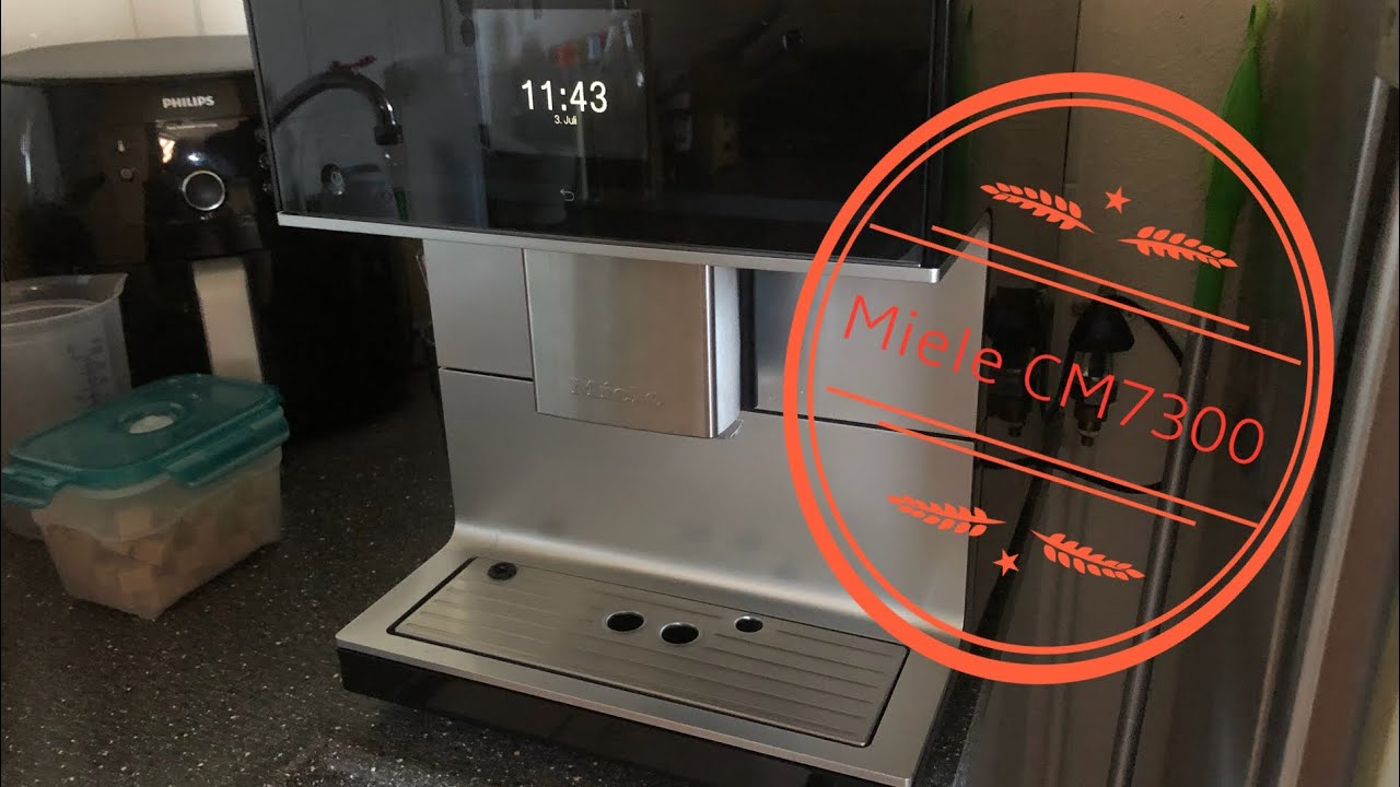 Miele CM7300 Power On - Latte Macchiato - Power off cycle