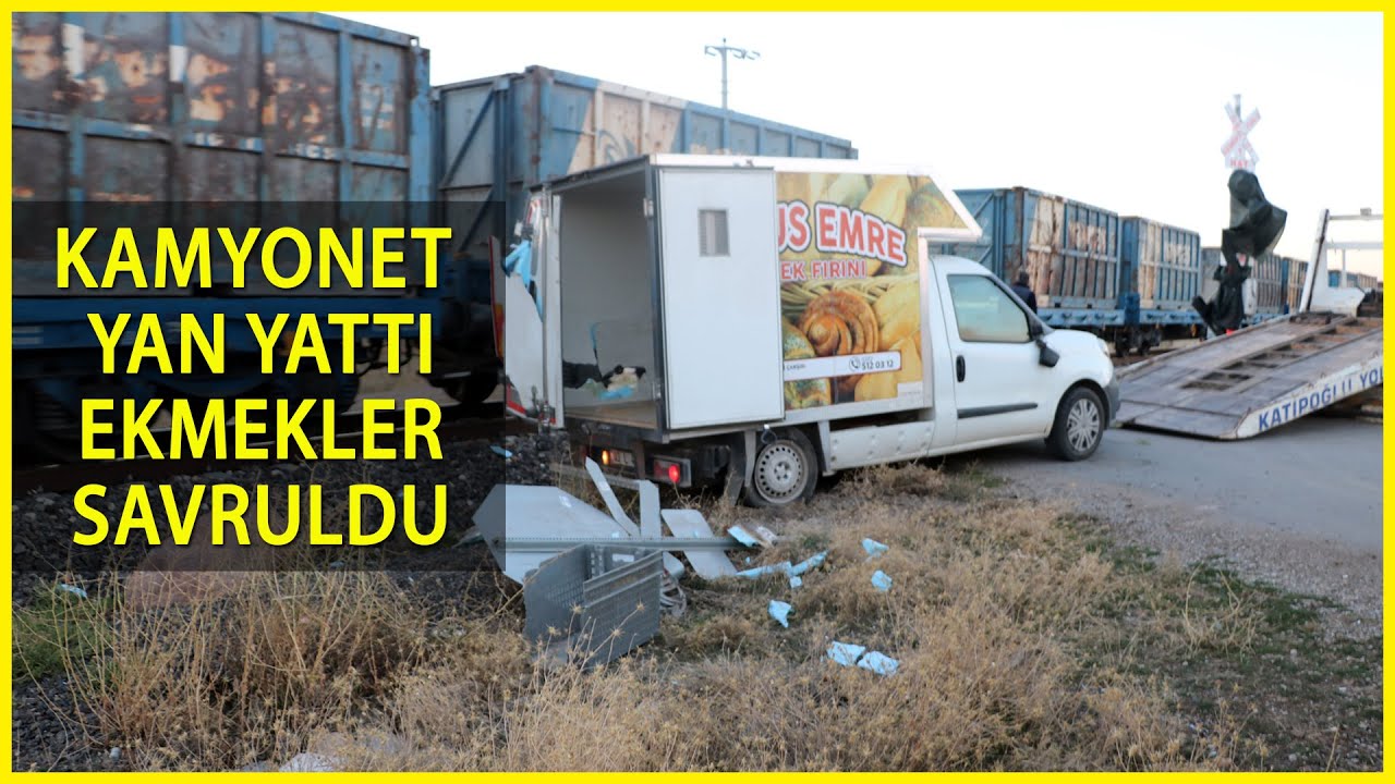 Hemzemin Geçitte Çarpıştılar! Kamyonetin Sürücüsü Yaralandı