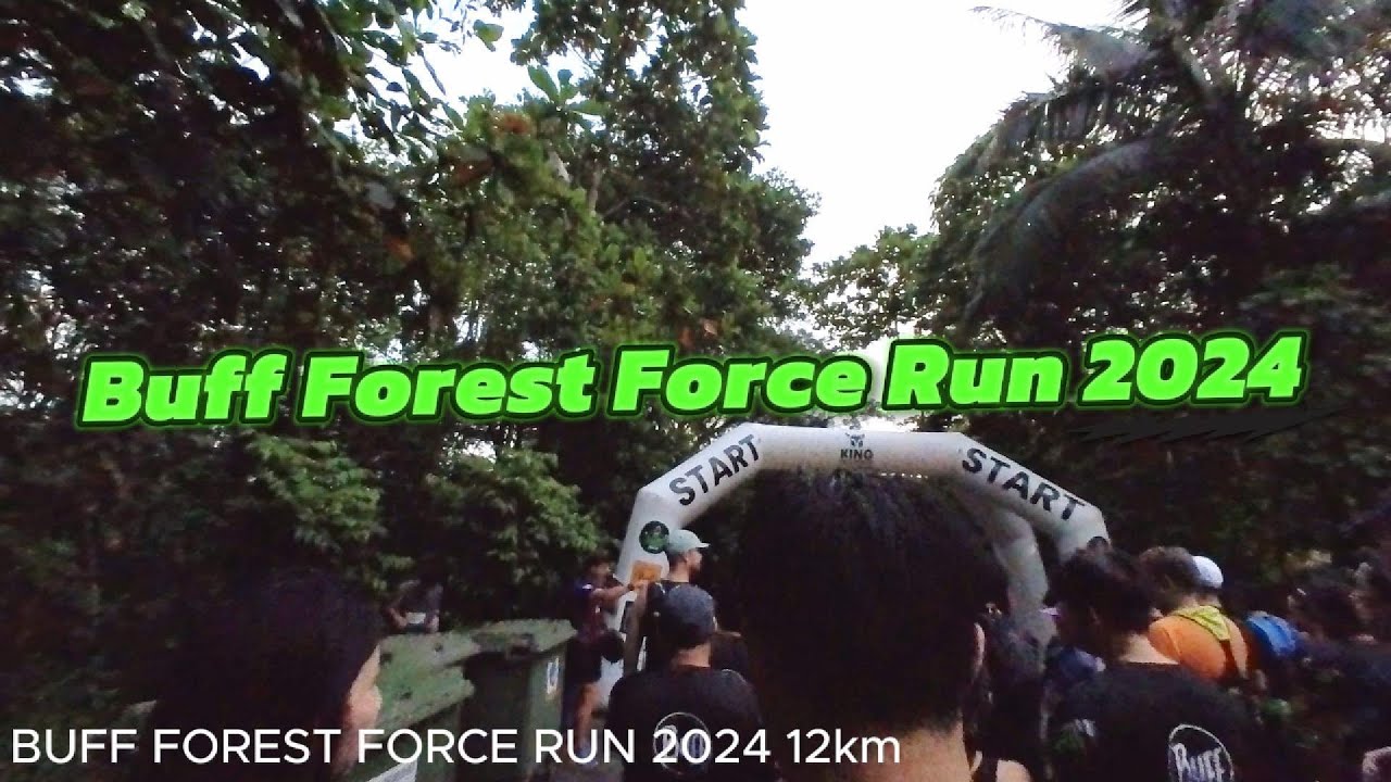 Buff Forest Force Run 2024, 12km Trail Run | 싱가폴 트레일런 | 버프 포레스트 포스 런