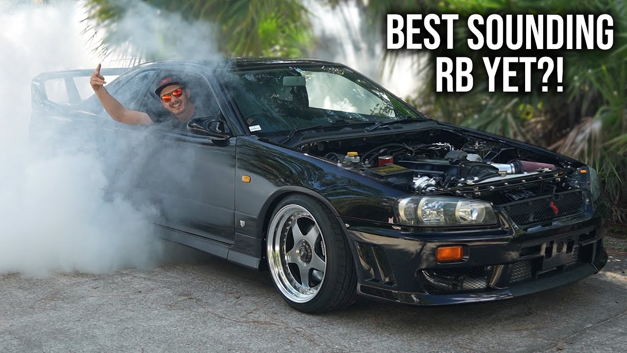 Big Turbo R34 Skyline GETS DOWN! Dyno + First Rips!
