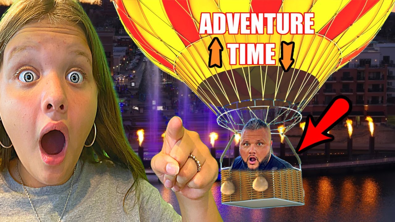 TRAPPED in a HOT AIR BALLOON! BRANSON CHRISTMAS ADVENTURE with Fun and CRAZY family!
