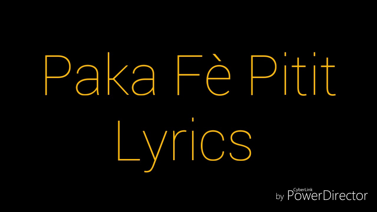 Gabel-Paka Fè Pitit Lyrics