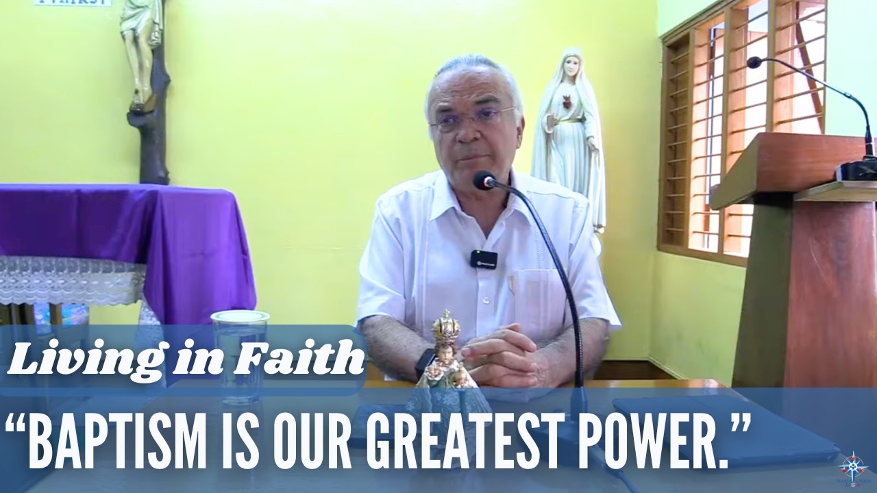 Baptism by Marino Restrepo | Living in Faith