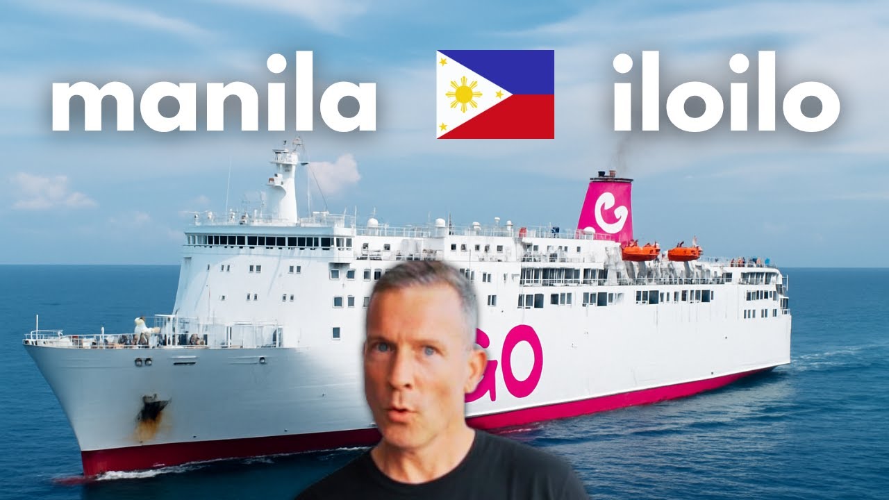 Manila to iloilo  ...  CRUISE on a BIG PINK Boat   ...  SAY WHAT?!  ...  Philippines