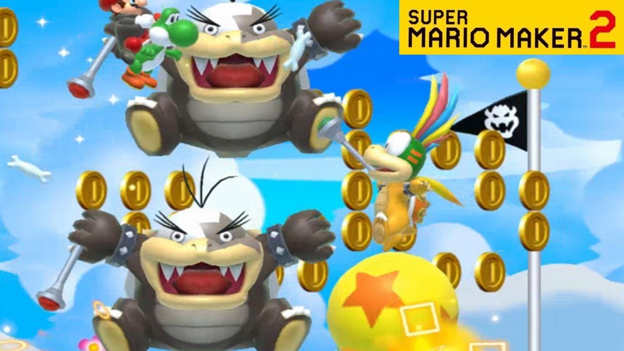SUPER MARIO MAKER 2 - KOOPALINGS BOSS RUSH & AUTO LEVEL STAGES [Nintendo Switch]