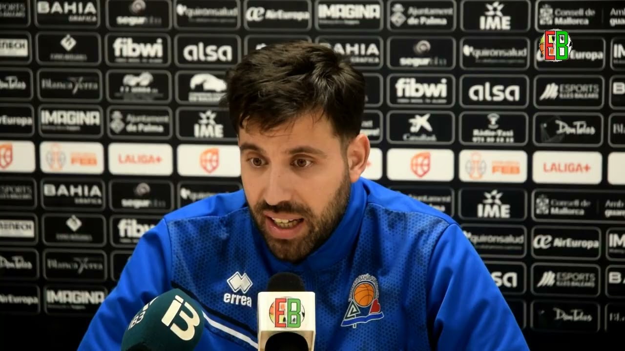 Declaraciones de Pablo Cano entrenador del Fibwi  Mallorca Básquet Palma
