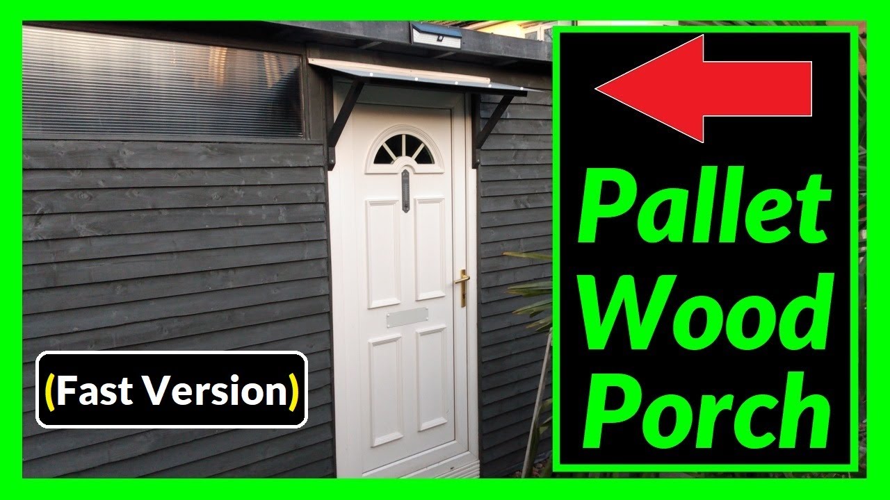 Making a Simple Porch / Awning for a Workshop / Shed (Fast Version)