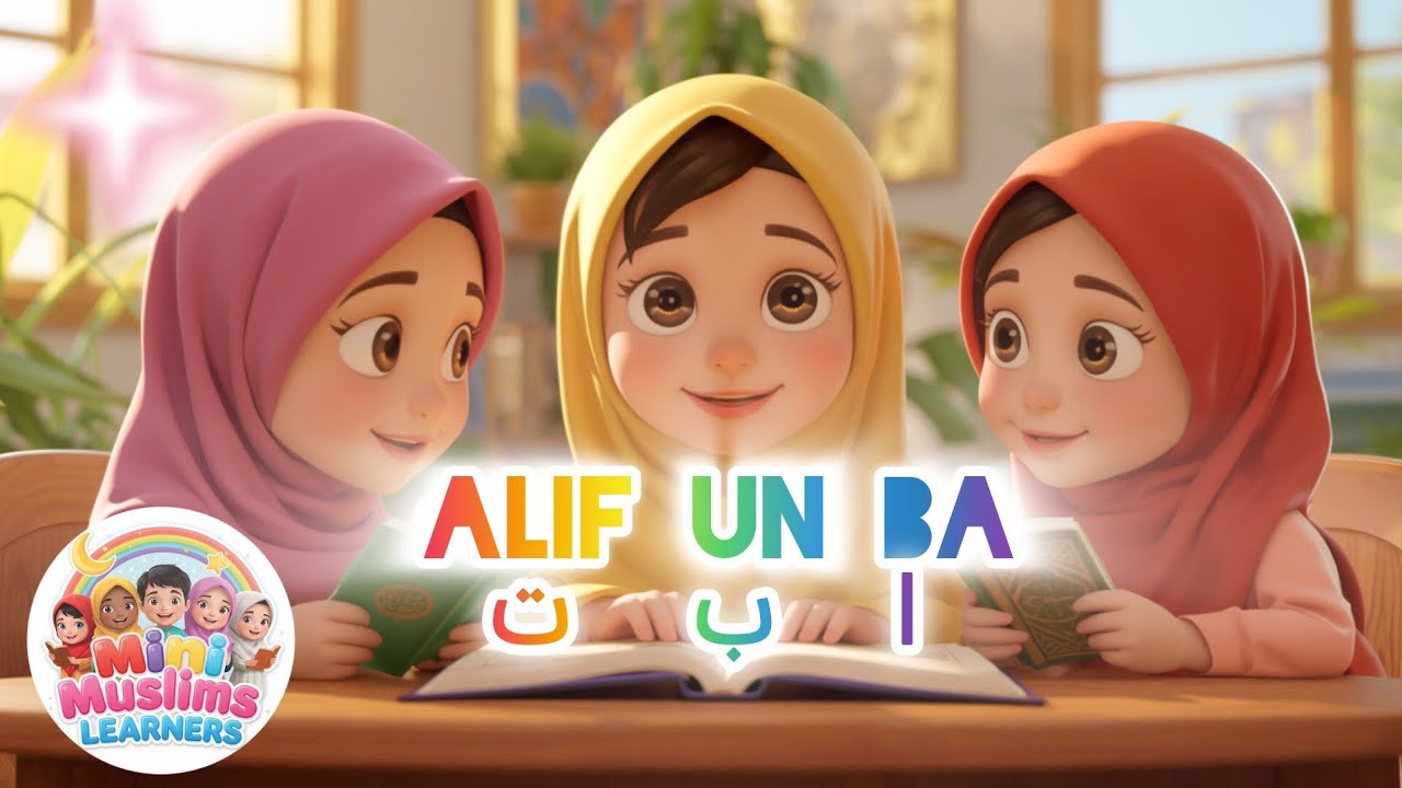 ALIFUN BA TA UN SA | Arabic Alif Ba Song | الحروف العربية | Arabic 29 Letters @MiniMuslimsLearners 