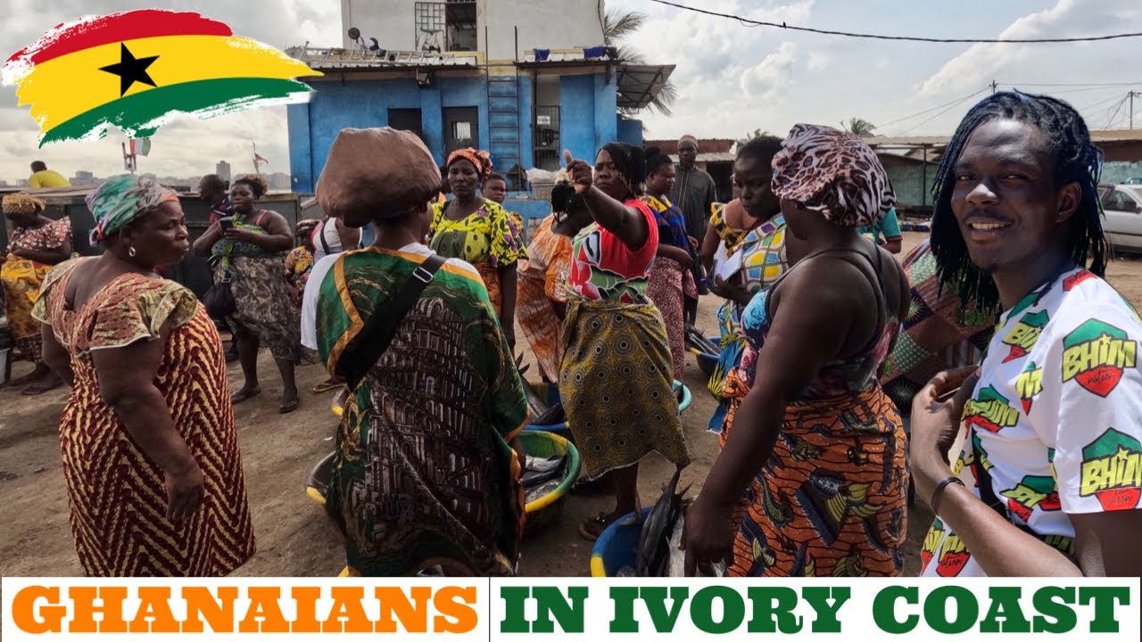 SHOCKINGLY this town in ivory coast is full of GHANAIANS (ABIDJAN)