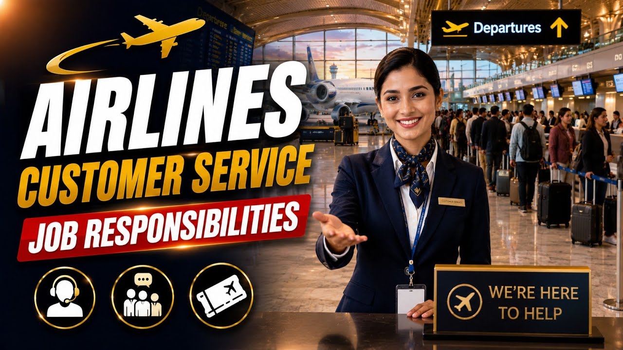 Airlines Customer Service Job ✈️ || Customer Service job In Airport || Airport Job Interview