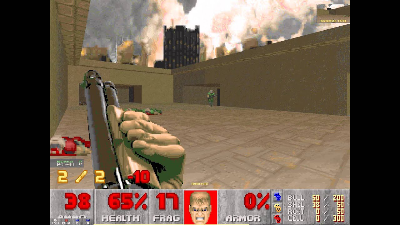 ZDaemon Doom Deathmatch 07-12-2013 (Part 1) dwango8.wad Map13