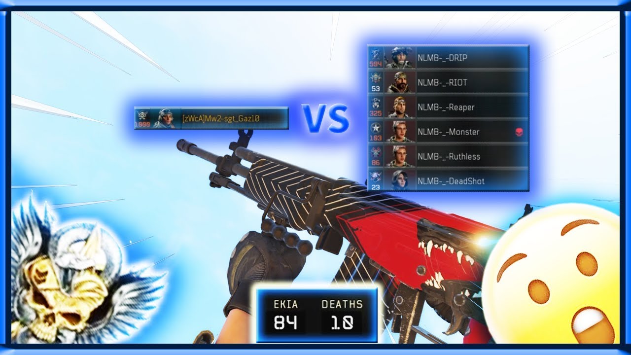 I 1v6 CLAN WITH THE NEW FREE GRAV DLC GUN! (BEST CLASS SETUP)