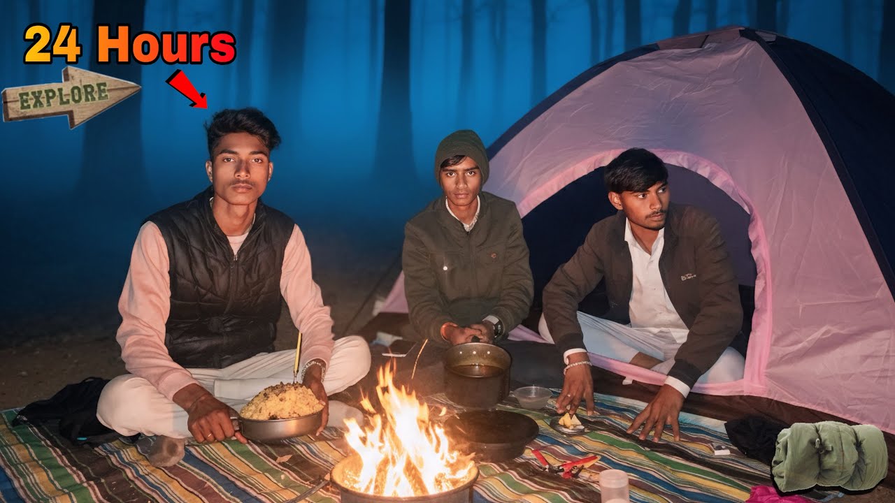 Winter Survival Camping In jungle | Camping In India | camping videos | Gaon To Jungle 